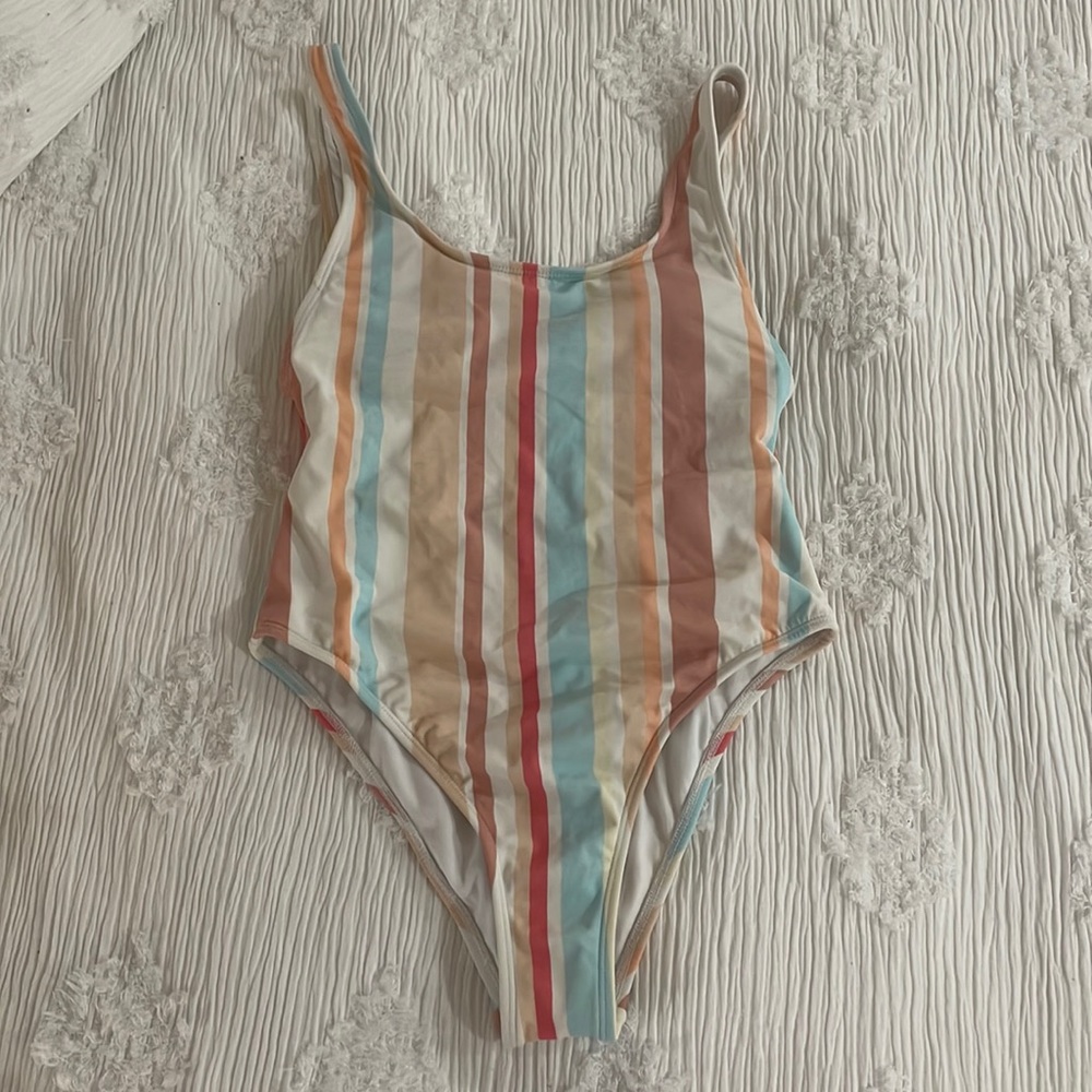 Striped bikini